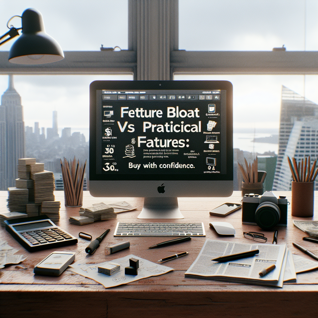 Feature bloat vs practical features: buy with confidence